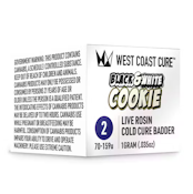 WCC Black & White Cookie Live Rosin Cold Cure Badder Tier 2 1g