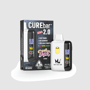 WEST COAST CURE - WCC Cereal Milk CureBar 2.0 Ready To Use Vape (H) 1g