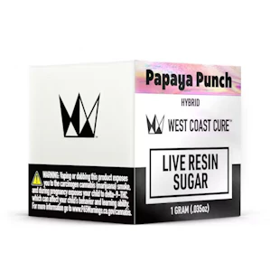 WEST COAST CURE - WCC Papaya Punch Live Resin Sugar (H) 1g