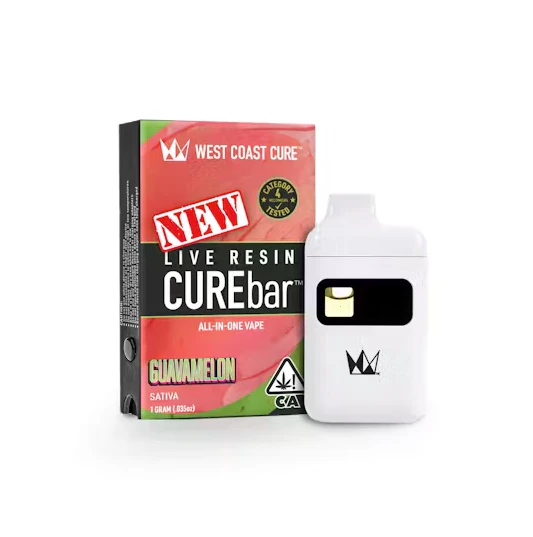 West Coast Cure - WCC Guavamelon Live Resin CureBar Ready To Use Vape (S) 1g Main Image