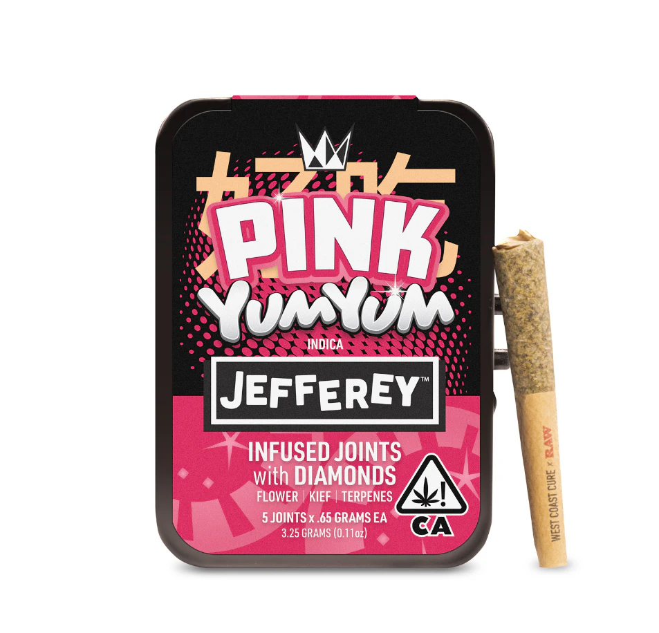 West Coast Cure - WCC Jefferey Pink Yum Yum infused preroll pack 3.25g Main Image