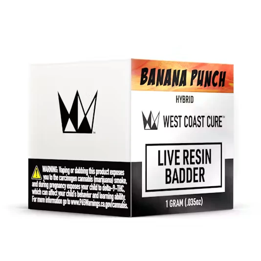 West Coast Cure - WCC Durban Cookies Live Resin Badder (H) 1g Main Image