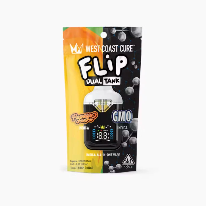 West Coast Cure - West Coast Cure - All In One - Indica - Papaya x GMO - CUREbar Flip (1g) Main Image