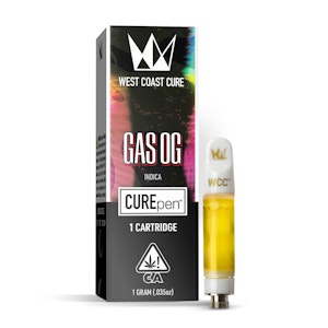 West Coast Cure - Gas OG - 1g Vape Cart (WCC)