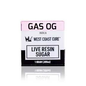 WEST COAST CURE - Concentrate - Gas OG - Live Resin Sugar - 1G