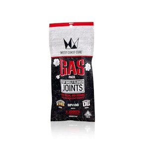 WEST COAST CURE - Preroll - Gas Pack - 3-Pack - 3G