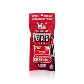 WEST COAST CURE - Preroll - Gas Pack - 3-Pack - 3G