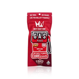 WEST COAST CURE - WEST COAST CURE - Preroll - Gas Pack - 3-Pack - 3G