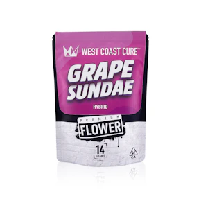 WEST COAST CURE - Flower - Grape Sundae - Premium Flower - 14G
