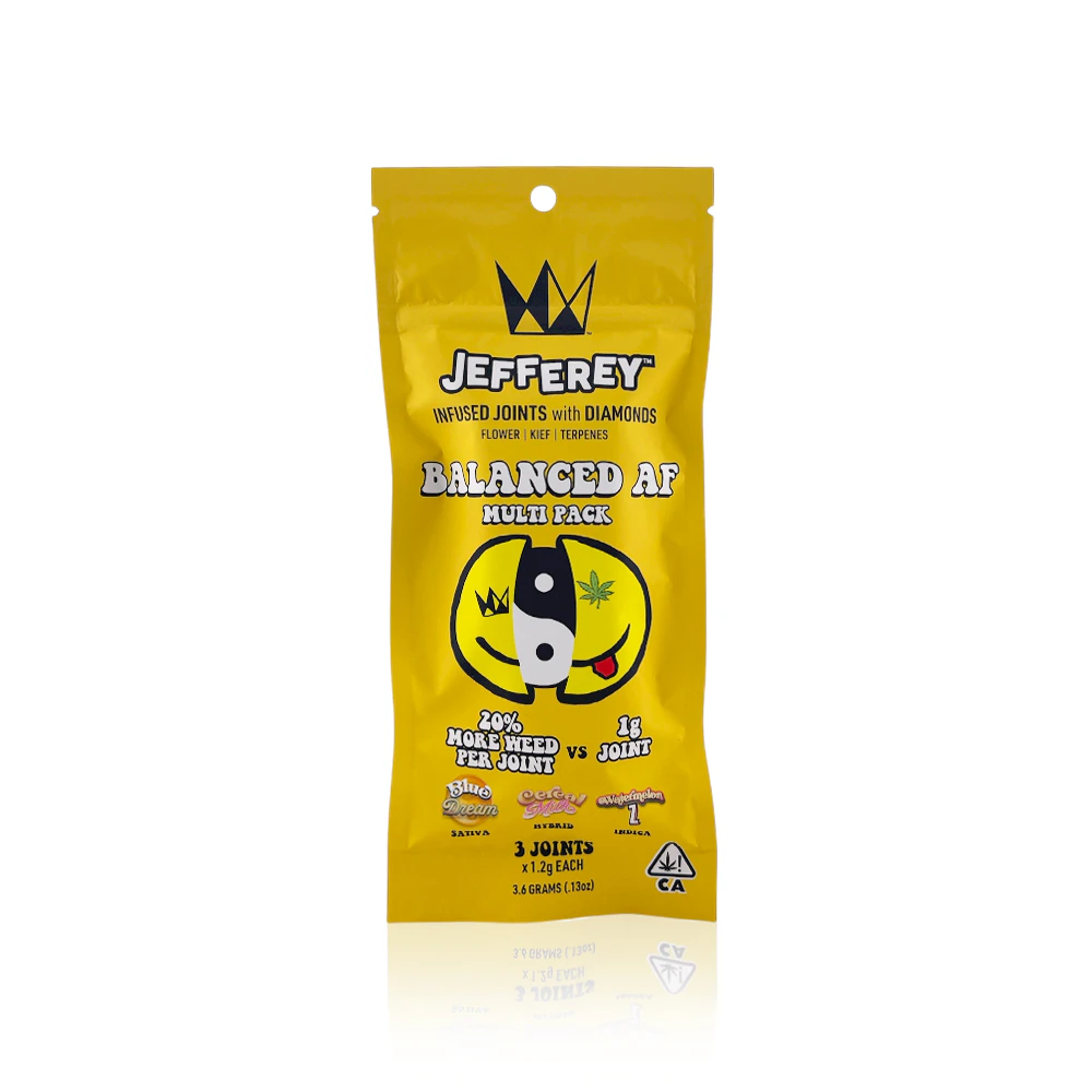 West Coast Cure - WEST COAST CURE - Infused Preroll - Balanced AF - Diamonds - 3 Pack - 3.6G Main Image