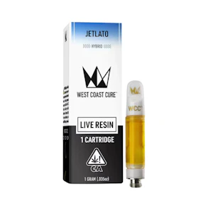 WEST COAST CURE - JETLATO LIVE RESIN CART 1G - WEST COAST CURE