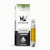 West Coast Cure - Kiwi Tart - 1g Live Resin Cartridge 
