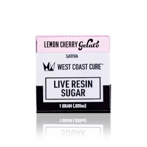 WEST COAST CURE - Concentrate - Lemon Cherry Gelato - Live Resin Sugar - 1G