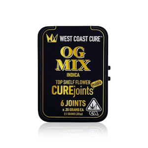 WEST COAST CURE - WEST COAST CURE - Preroll - OG Mix - 6-Pack - 2.1G 