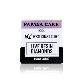 WEST COAST CURE - Concentrate - Papaya Cake - Diamonds - 1G