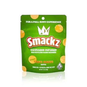 WEST COAST CURE - Edible - Peach Mango - Live Ice Water Hash - Gummies - 100MG