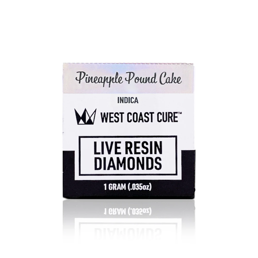 West Coast Cure - WEST COAST CURE - Concentrate - Pineapple Pound Cake - Live Resin Diamonds - 1G Main Image