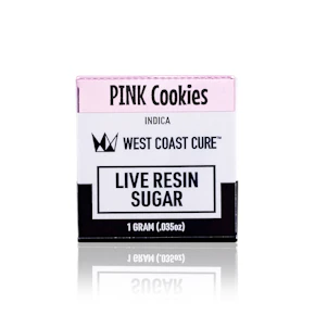 WEST COAST CURE - Concentrate - Pink Cookies - Live Resin Sugar - 1G