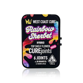WEST COAST CURE - Preroll - Rainbow Sherbet - 6-Pack - 2.1G