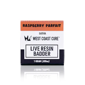 WEST COAST CURE - Concentrate - Raspberry Parfait - Live Resin Badder - 1G