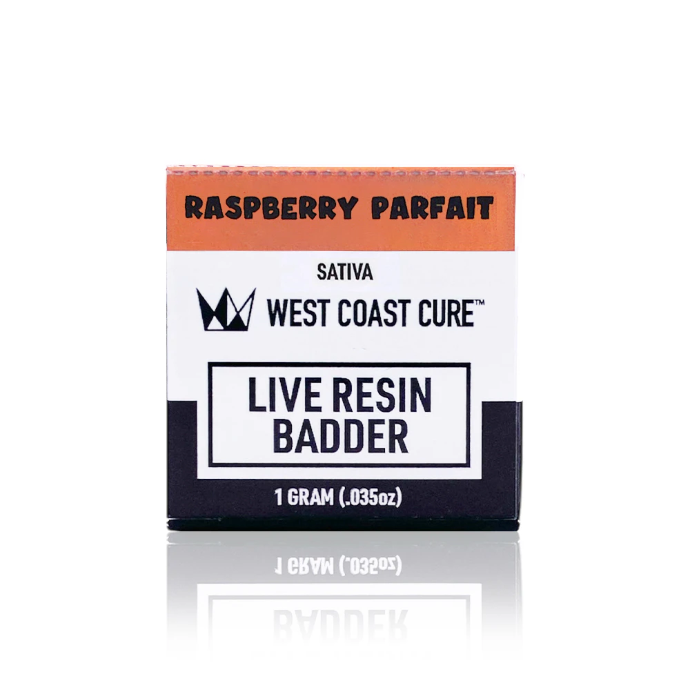 West Coast Cure - WEST COAST CURE - Concentrate - Raspberry Parfait - Live Resin Badder - 1G Main Image