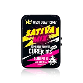WEST COAST CURE - Preroll - Sativa Mix - 6-Pack - 2.1G 