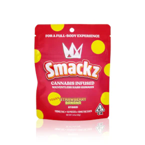 WEST COAST CURE - Edible - Strawberry Banana - Live Ice Water Hash - Gummies - 100MG