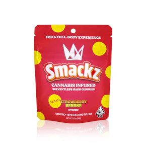 WEST COAST CURE - Edible - Strawberry Banana - Live Ice Water Hash - Gummies - 100MG