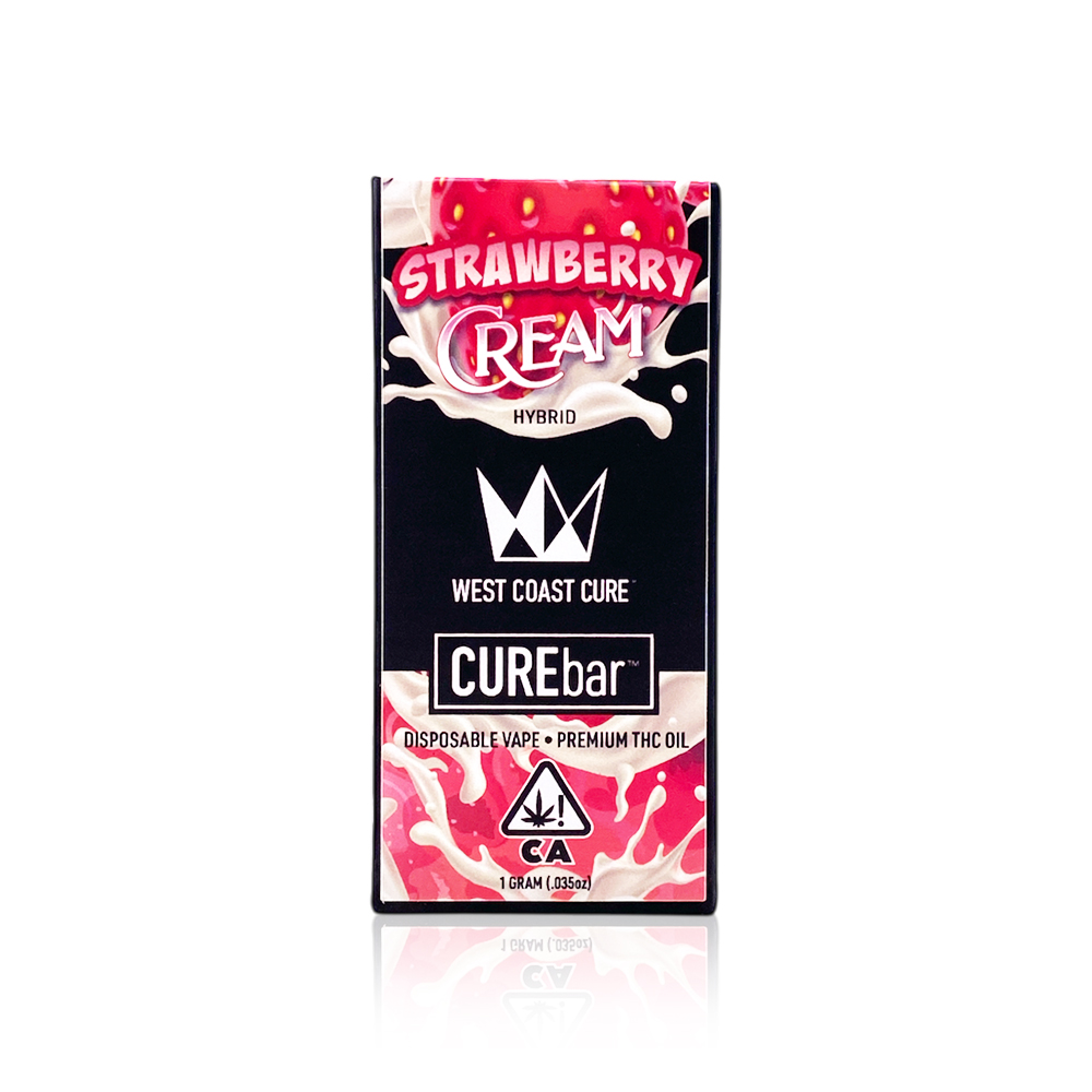 West Coast Cure All In One Strawberry Cream Curebar