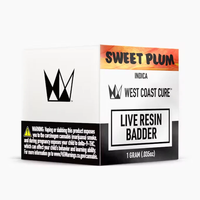 West Coast Cure - West Coast Cure - Badder - Indica - Sweet Plum - (1g) Main Image