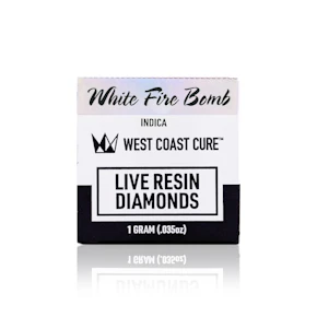 WEST COAST CURE - Concentrate - White Fire Bomb - Live Resin Diamonds - 1G