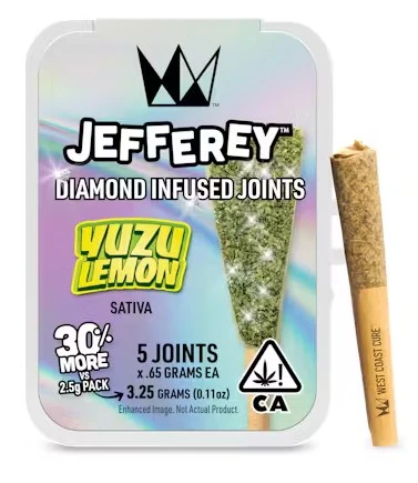 West Coast Cure - [WEST COAST CURE] Infused Preroll 5 Pack - 3.25g - Yuzu Lemon (S) Main Image