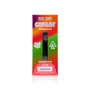 WEST COAST TRADING COMPANY - WEST COAST TRADING COMPANY - Vape Pen - Durban Poison - Copilot - 1G