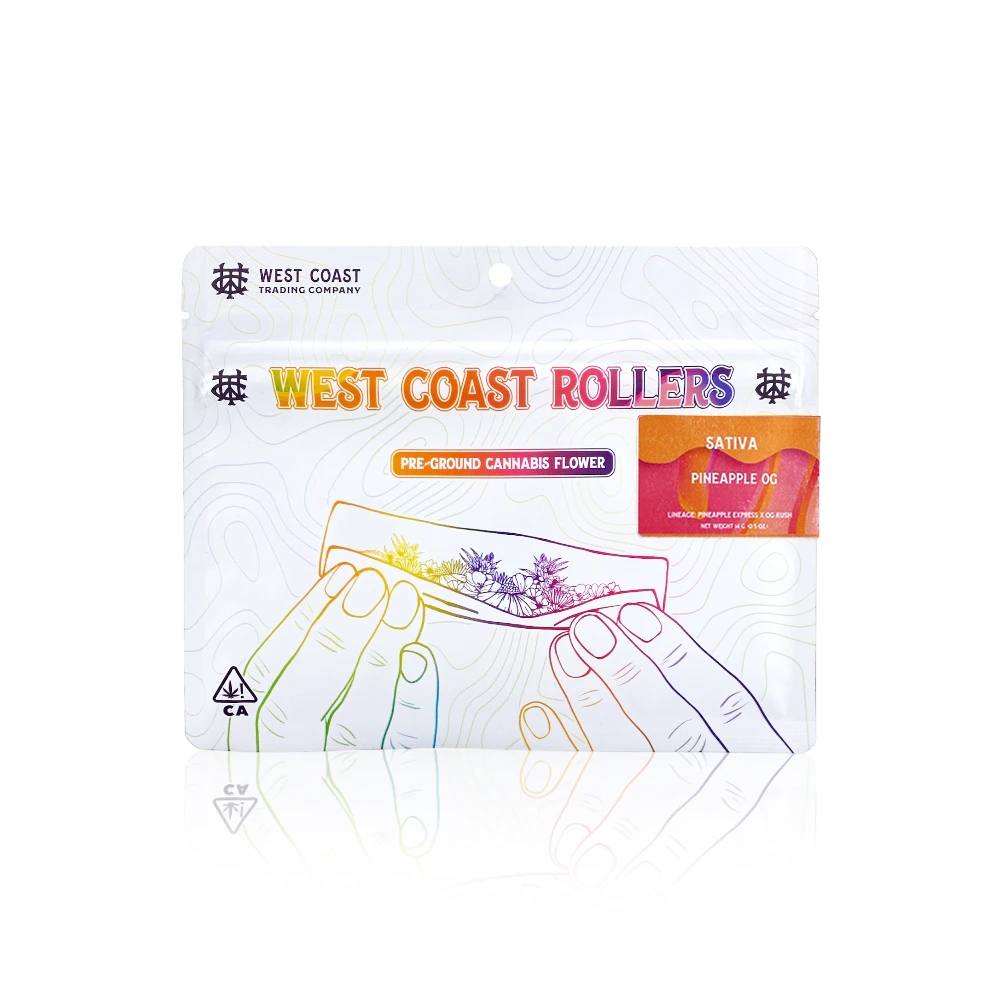 West Coast Trading Company - WEST COAST TRADING COMPANY - Flower - Pineapple OG - Rollers - 14G Main Image