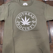 Highly Made T-Shirt Pothead Society Olive