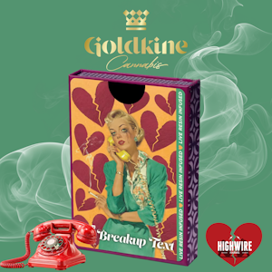 GOLDKINE - Goldkine Breakup Text Infused Preroll Pack 3g (5x.6g)