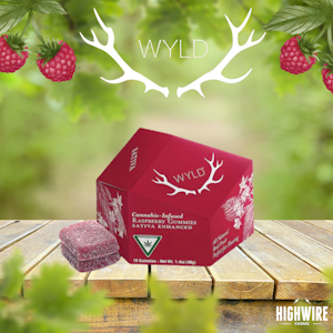 WYLD - WYLD Gummies Raspberry 200mg