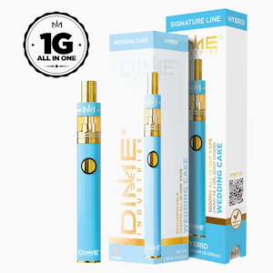 DIME - DIME - Disposable Vape - Signature Line - Hybrid - Wedding Cake - (1g)