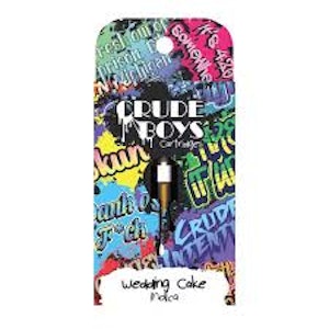 Crude Boys - Crude Boys 1g Cartridge - Wedding Cake (Indica)