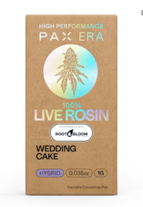 PAX - PAX 100% Live Rosin | Wedding Cake | Hybrid pod 1G