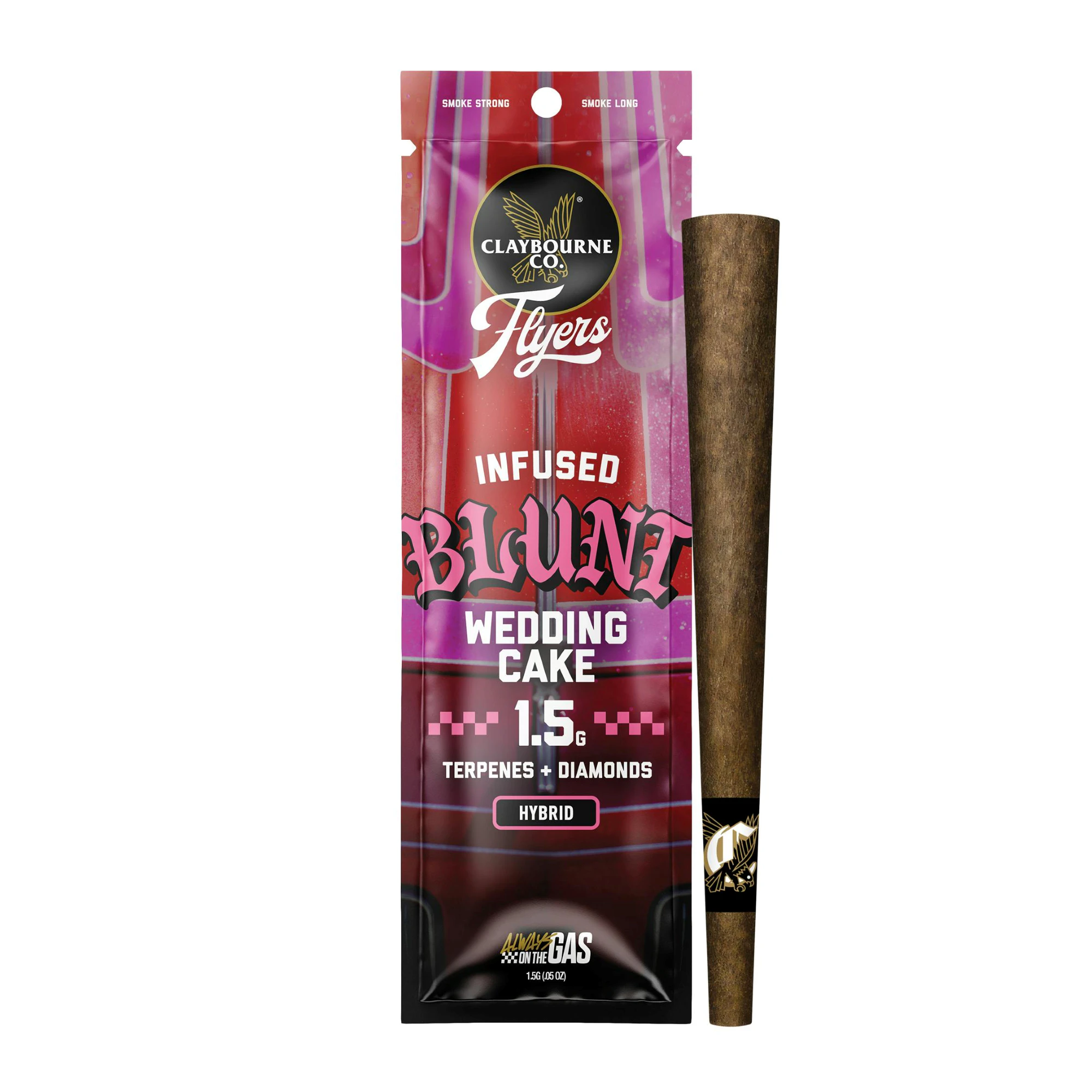 Claybourne Co. - 1.5g Wedding Cake / Flyers Infused Blunt / Claybourne Main Image
