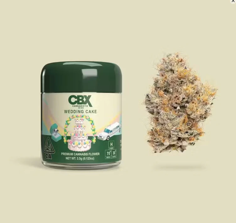 CBX: Cannabiotix - [Cannabiotix] Indoor Flower - 3.5g - Wedding Cake (I/H) Main Image