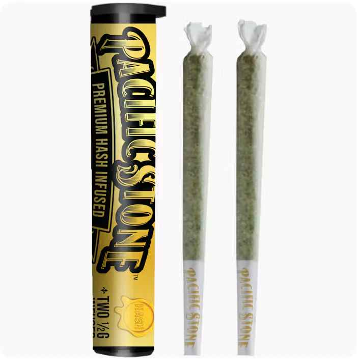 Pacific Stone - Pacific Stone - Hash Infused Pre Roll - Indica - Wedding Cake - (1g total) 2 pack Main Image