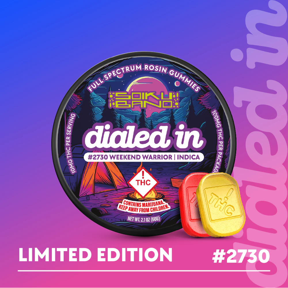 Dialed In - Dialed In - Gummies - Working 9 to High (S) - 100mg Main Image
