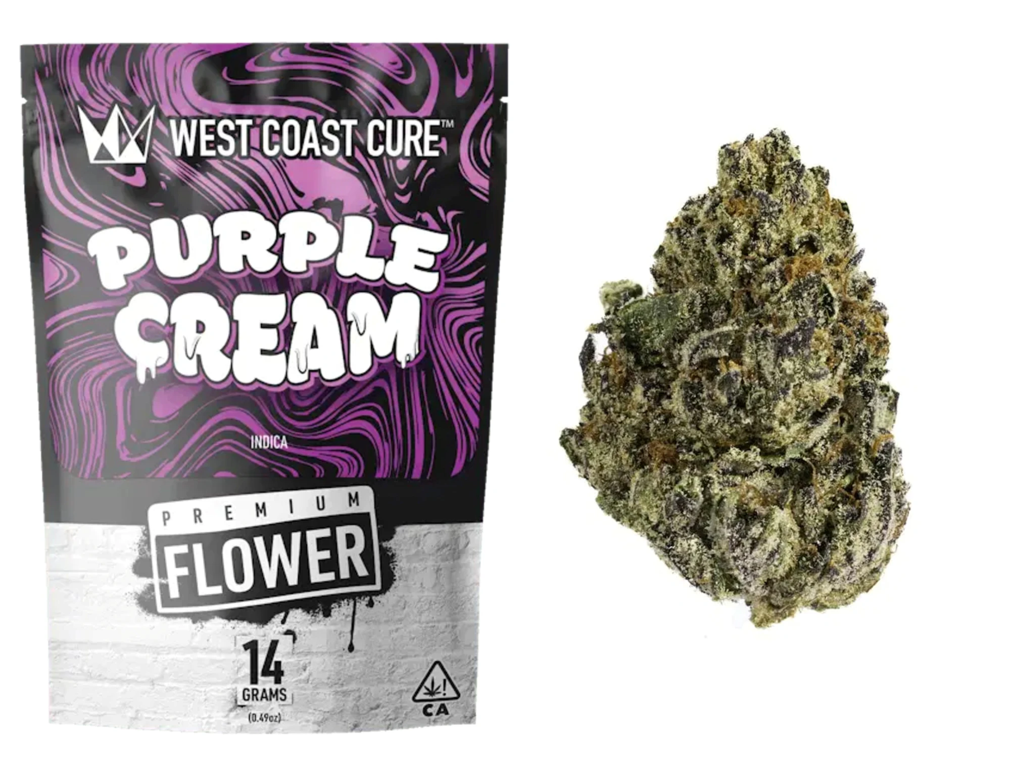 West Coast Cure - [West Coast Cure] Premium Flower - 14g - Purple Cream (I) Main Image