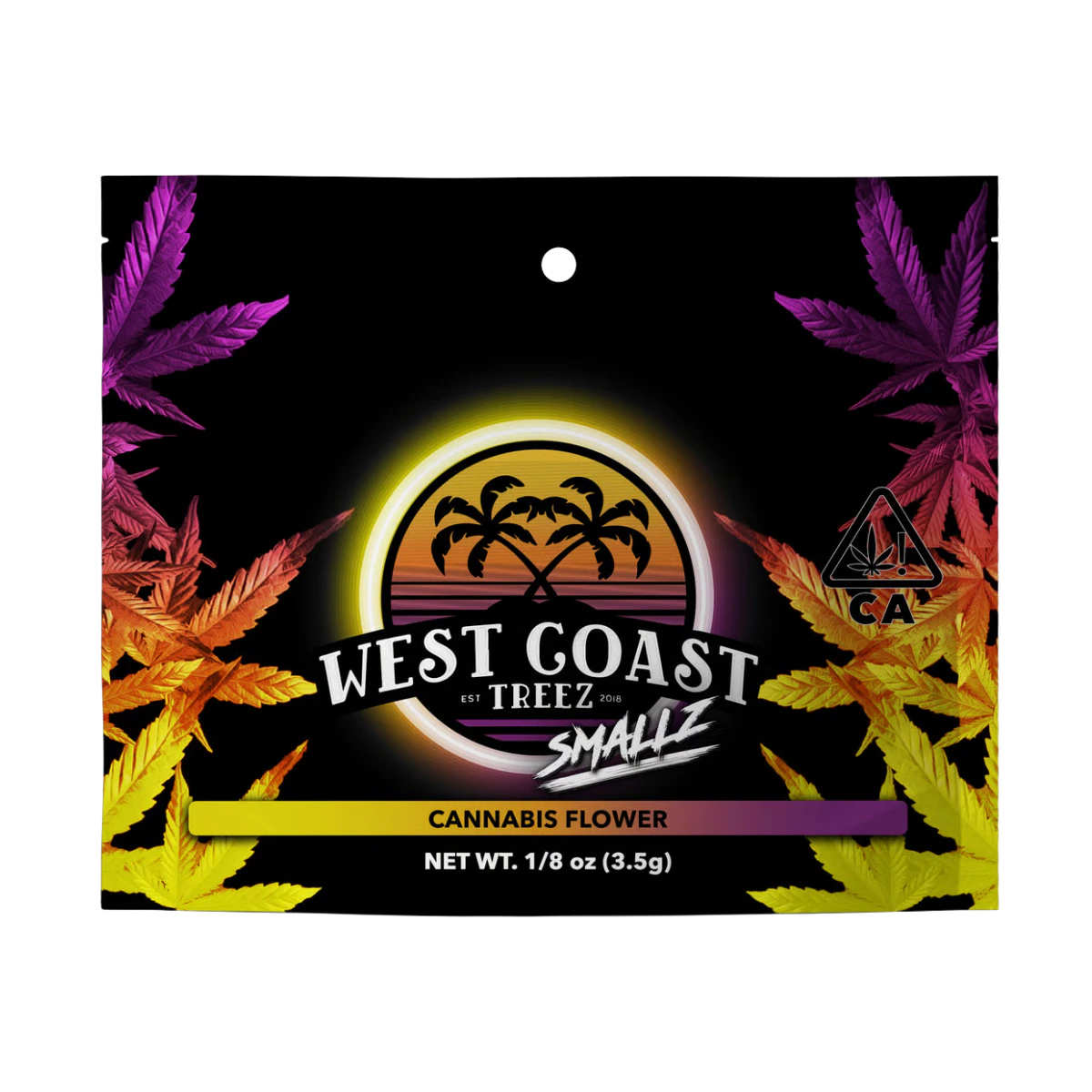 West Coast Treez - Lemon Gas (H) | 3.5g Sun-grown Smallz | West Coast Treez Main Image