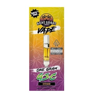 West Coast Treez - West Coast Treez - 1g Cart - GSC