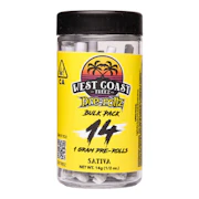 West Coast Treez | Mango Haze | Sungrown Pre-Roll 14pk | 14g
