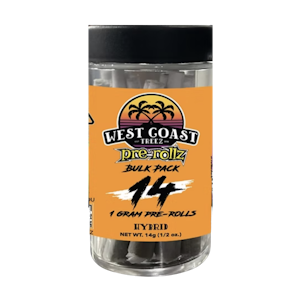 WEST COAST TREES - Tahoe Vibes (H) | 1g 14pk Prerolls | West Coast Treez