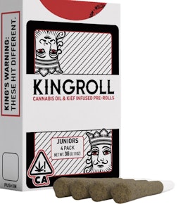 White Widow x Strawberry Fields | Kingroll Juniors 4 Pack | KINGPEN